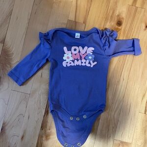 Kids Purple One Piece - Love My Family